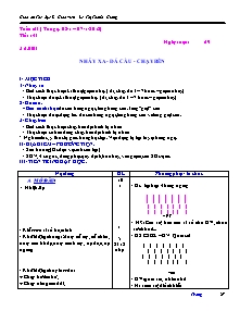 Giáo án Thể dục Lớp 8 - Tuần 21 - Năm học 2011-2012