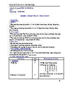 Giáo án Thể dục Lớp 8 - Tuần 4 - Năm học 2011-2012