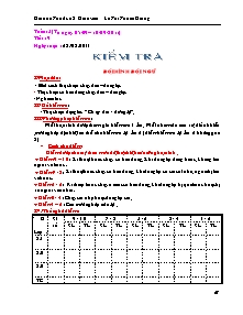 Giáo án Thể dục Lớp 8 - Tuần 5 - Năm học 2011-2012