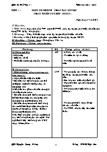 Giáo án Thể dục Lớp 9 - Chương trình học cả năm - Năm học 2013-2014