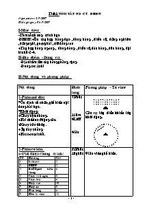 Giáo án Thể dục Lớp 9 - Tiết 1 đến Tiết 17