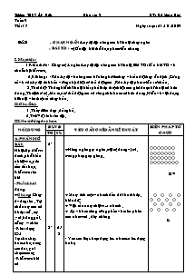 Giáo án Thể dục Lớp 9 - Tiết 17: Chạy ngắn - Bài thể dục - Năm học 2009-2010