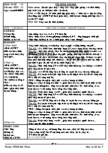 Giáo án Thể dục Lớp 9 - Tiết 22: Chạy nhanh; Nhảy xa; Chạy bền - Năm học 2010-2011