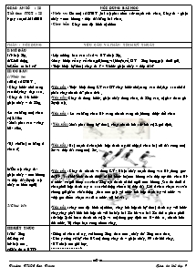 Giáo án Thể dục Lớp 9 - Tiết 28: Nhảy xa; Chạy bền - Năm học 2010-2011