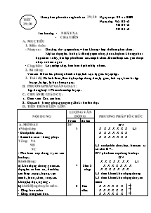 Giáo án Thể dục Lớp 9 - Tiết 29+30: Nhảy xa; Chạy bền - Năm học 2010-2011