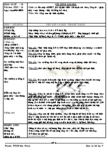 Giáo án Thể dục Lớp 9 - Tiết 30: Nhảy xa; Chạy bền - Năm học 2010-2011