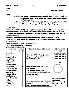 Giáo án Thể dục Lớp 9 - Tuần 1 - Năm học 2010-2011