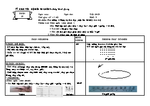 Giáo án Thể dục Lớp 9 - Tuần 10