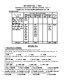 Đề kiểm tra môn Giáo dục quốc phòng Khối 10 - Đề số 3 - Trường THPT Nguyễn Bỉnh Khiêm