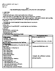 Giáo án Giáo dục Quốc phòng Khối 12 - Tiết 13, Bài 4: Nhà trường quân đội, công an và tuyển sinh đào tạo