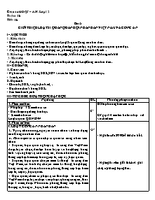 Giáo án Giáo dục Quốc phòng Khối 12 - Tiết 16, Bài 5: Giới thiệu luật sĩ quan quân đội nhân dân Việt Nam và công an