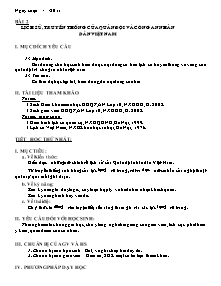 Giáo án Giáo dục quốc phòng Lớp 10 - Bả đẹp 2 cột - Năm học 2011-2012