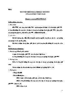 Giáo án Giáo dục quốc phòng Lớp 10 - Bài 1 đến Bài 3