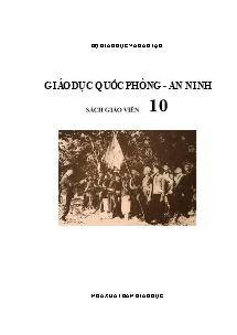 Giáo án Giáo dục quốc phòng Lớp 10 - Chương trình cả năm - Đặng Đức Thắng