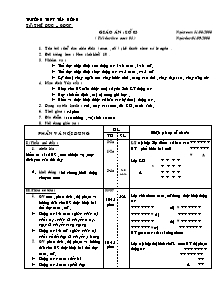 Giáo án môn Thể dục Lớp 12 - Tiết 3 - Năm học 2009-2010 - Võ Hoàng Phước