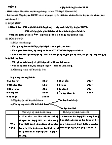 Giáo án Thể dục 10 - Chương trình học cả năm - Năm học 2011-2012