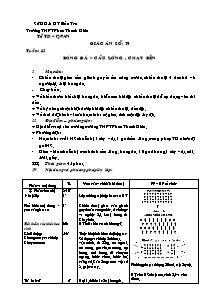 Giáo án Thể dục Khối 10 - Tiết 29: Bóng đá - Cầu lông - Chạy bền - Năm học 2010-2011 - Phan Quốc Hùng