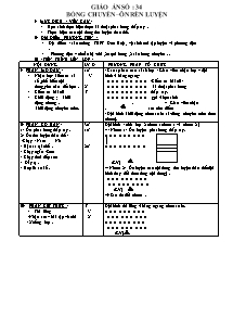 Giáo án Thể dục Khối 10 - Tiết 34: Bóng chuyền - Ôn rèn luyện
