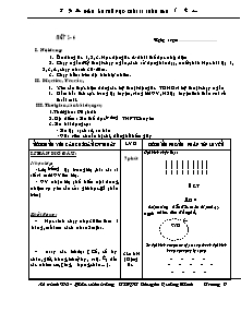 Giáo án Thể dục Khối 10 - Tiết 3+4