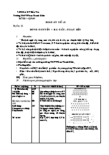 Giáo án Thể dục Khối 10 - Tiết 42: Bóng chuyền; Đá cầu; Chạy bền - Năm học 2010-2011 - Phan Quốc Hùng