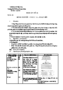 Giáo án Thể dục Khối 10 - Tiết 54: Bóng chuyền - Nhảy xa - Chạy bền - Năm học 2010-2011 - Phan Quốc Hùng