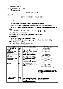 Giáo án Thể dục Khối 10 - Tiết 68: Bóng chuyền - Chạy bền - Năm học 2010-2011 - Phan Quốc Hùng