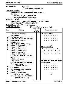 Giáo án Thể dục Khối 12 - Chương trình học cả năm (Chuẩn kiến thức)