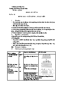 Giáo án Thể dục Khối 12 - Tiết 21 - Trường THPT Phan Thanh Giản