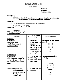 Giáo án Thể dục Khối 12 - Tiết 28 đến Tiết 31: TTTC