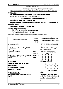 Giáo án Thể dục Khối 12 - Tuần 1