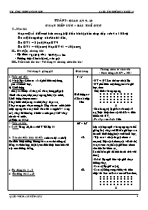 Giáo án Thể dục Khối 12 - Tuần 5