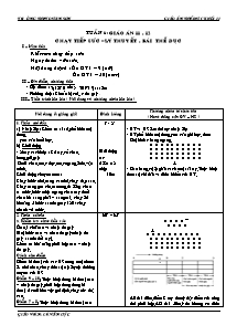 Giáo án Thể dục Khối 12 - Tuần 6