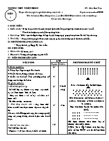 Giáo án Thể dục Lớp 10 - Tiết 2: Học động tác 1, 2, 3 (Bài TDNĐ dành cho nữ, nam riêng) - Chạy bền