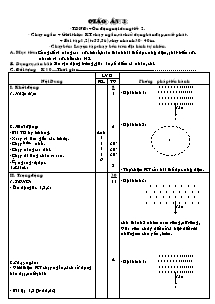 Giáo án Thể dục Lớp 10 - Tiết 3: TDNĐ; Chạy ngắn; Bài tập; Chạy bền