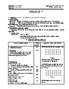 Giáo án Thể dục Lớp 10 - Tiết 35 - Năm học 2013-2014 - Châu Đức Quang