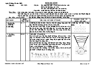 Giáo án Thể dục Lớp 10 - Tiết 57: Đẩy tạ - Chạy bền