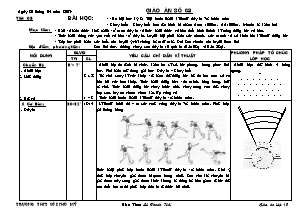 Giáo án Thể dục Lớp 10 - Tiết 68: Ôn tập học kì 2 - Chạy bền