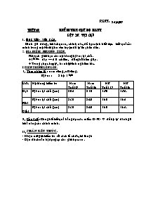 Giáo án Thể dục Lớp 10 - Tiết 69: Kiểm tra chế độ RLTT - Bật xa tại chỗ