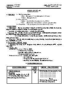 Giáo án Thể dục Lớp 10 - Tiết 9 - Năm học 2013-2014 - Châu Đức Quang