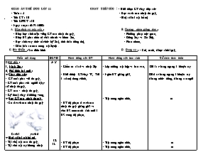 Giáo án Thể dục Lớp 11 - Tiết 10 đến Tiết 15