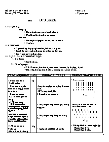 Giáo án Thể dục Lớp 12 - Tiết 56: Đẩy tạ - Đá cầu - Trường THPT An Thới