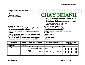 Giáo án Thể dục Lớp 7 - Tiết 19 - Nguyễn Văn Phẩm