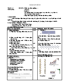 Giáo án môn Thể dục Khối 11 - Tiết 29+30: Nhảy cao nằm nghiêng - Bóng rổ - Chạy bền