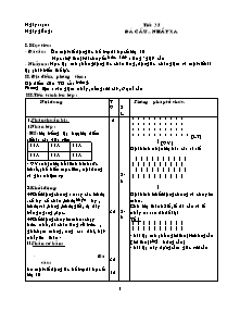 Giáo án Thể dục Lớp 11 - Chương trình học kì II (Chuẩn kiến thức)