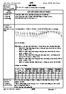 Giáo án Thể dục Lớp 11 - Tiết 36: Thi học kì I - Năm học 2009-2010