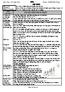 Giáo án Thể dục Lớp 11 - Tiết 56: Cầu lông - Bóng rổ - Chạy bền - Năm học 2009-2010