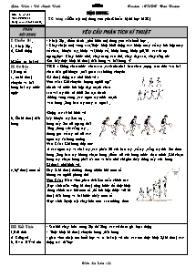 Giáo án Thể dục Lớp 11 - Tiết 67: TC Bóng rổ - Năm học 2009-2010