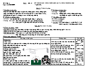 Giáo án Thể dục Lớp 11 - Tiết 8 đến Tiết 14 - Năm học 2009-2010 - Nguyễn Quốc Tường