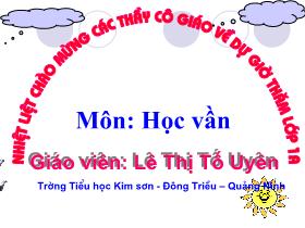 Bài giảng Học vần Lớp 1 - Bài 64: im – um (Tiết 1)