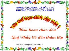 Bài giảng Mĩ thuật Lớp 1 - Bài 22: Vẽ vật nuôi trong nhà - Lê Bích Hạnh